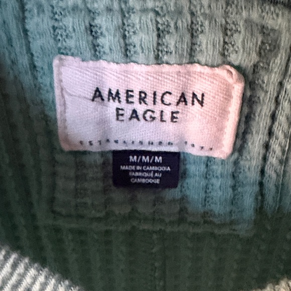 American Eagle Outfitters Mint V-Neck Sweater - Picture 2 of 3